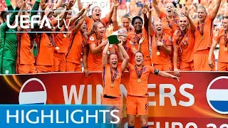 Women's EURO final highlights: Netherlands v Denmark