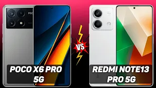 Poco x6 pro 5g vs Redmi note13 pro 5g Madhyam Shreni 5G Ke Maha Yuddh😱