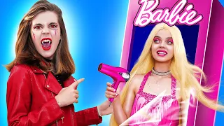 ¡Barbie VS Vampiro en la Vida Real! ¡Mi Muñeca Barbie Cobra Vida!