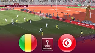 MALI vs TUNISIA | FIFA World Cup Qatar 2022 Qualifiers | Full Match | 25  March 2022 | PES Gameplay