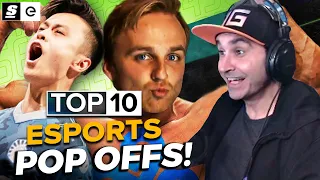 Summit1g Reacts to The Top 10 Most INSANE Esports Pop Offs We'll Never Forget