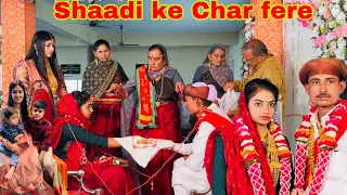 Dulha dulhan ki shaadi ke char fere ki rasam sabne bahot enjoy kiya