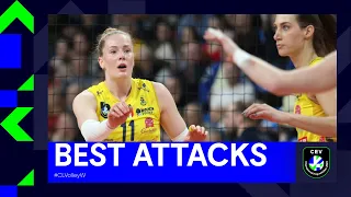 Top Successful Attacks from the Women's CEV Champions League Volley - Leg 3