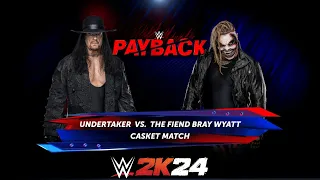UNDERTAKER vs THE FIEND  | CASKET MATCH | WWE 2K24