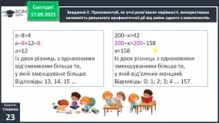 Досліджуємо рівняння і нерівності зі змінною 4 клас за підручником Скворцова, Онопрієнко