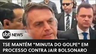 TSE mantém "minuta do golpe" em processo contra Jair Bolsonaro  | #SBTNewsnaTV (15/02/23)