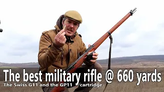 The best military rifle @ 660 yards - The Schmidt Rubin G11