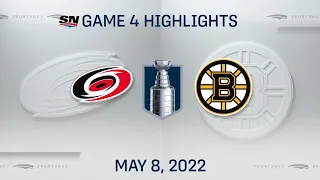 NHL Game 4 Highlights | Hurricanes vs. Bruins - May 8, 2022