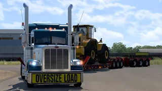 Long OVERSIZE in Oklahoma back road 🔥 #mozatsw  | 4k | #americantrucksimulator  | Realistic Driving