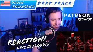 Metal guitarist REACTS to Devin Townsend - Deep Peace [LIVE @ Plovdiv] (FIRST LISTEN!)