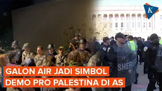 Galon Air Jadi Simbol Baru Demo Pro Palestina di Kampus-kampus AS