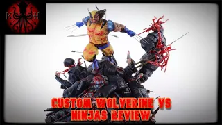 Custom Wolverine vs Ninjas Statue Review