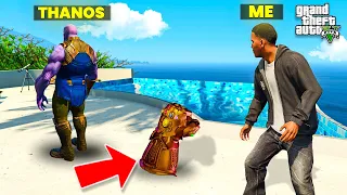 Shin Chan & Franklin Stealing Thanos infinity Gauntlet Hand in Gta 5 in Telugu