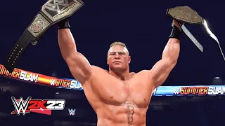 WWE 2K23 - John Cena SHOWCASE MODE (John Cena Vs Brock Lesnar) - PS5