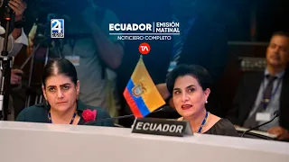 Noticiero de Ecuador (Emisión Matinal 22/01/2024)