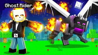 Playing MINECRAFT as GHOST RIDER!