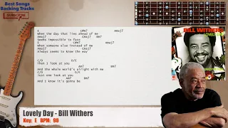 🎸 Lovely Day - Bill Withers Guitar Backing Track with chords and lyrics