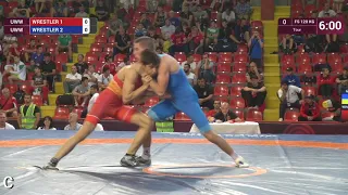 Repechage GR - 60 kg: V. YEVTUSHENKO (UKR) v. L. GUMILAR (SLO)