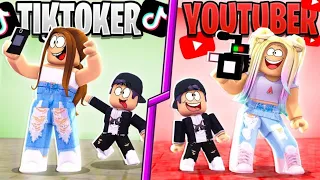 MADRE YOUTUBER VS MADRE TIKTOKER en BROOKHAVEN | Roblox BROOKHAVEN RP CON EL TEAM