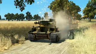 IL 2 Great Battles -Tiger tank vs everything