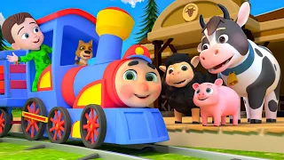 Train Song | Choo Choo Train for Children + MORE Lalafun Nursery Rhymes & Kids Songs