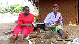 African Village Life// Cooking Most Delicious Village Arrow Roots(Breakfast Lunch Dinner)