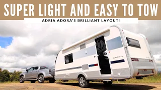 EUROPEAN FLAIR: Adria Adora 542PH Sport Caravan is Light and Easy to Tow!