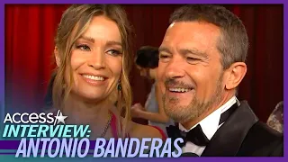 Antonio Banderas Gets Cheeky When Asked If He Brings 'Puss In Boots' Home To Girlfriend