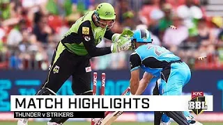 Thunder too good for the Strikers | KFC BBL|08