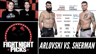 UFC Fight Night: Andrei Arlovski vs. Chase Sherman Prediction