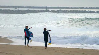 "IT'S A FADE DUDE"  BODYBOARDING SEAL BEACH FEB 18 2024