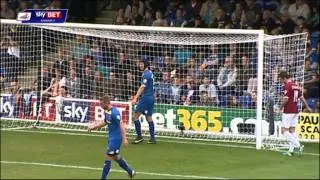 AFC Wimbledon vs Northampton Town - League Two 2013/14 Highlights