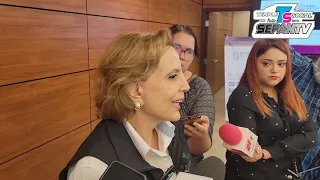 Delegada de IMSS, entrevista donde habla sobre diferentes temas...