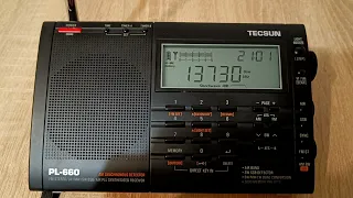 Tecsun PL-660 Music 4 Joy 13730 kHz 18:00 UTC 3.10.2023
