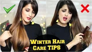 7 WINTER Hair Care Hacks Every Girl Should Know For Healthy, Shiny Hair/ Hair Care Tips & Routine