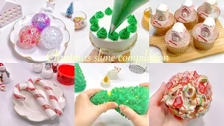 【ASMR】🎄全クリスマススライム🎁まとめ【音フェチ】Christmas slime compilation