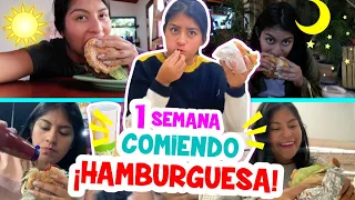 🍔 Una SEMANA COMIENDO solo HAMBURGUESA 🍟 ¿Mis Mejores 7 Días? | CONNY MERLIN