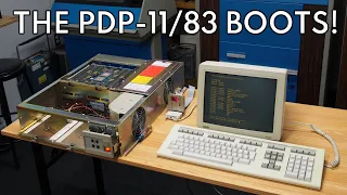 The PDP-11/83 Boots!