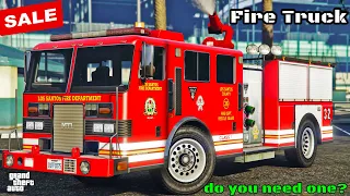 Fire Truck GTA Online | Review | Sale | Water Cannon | WATCH BEFORE YOU BUY | NEW!