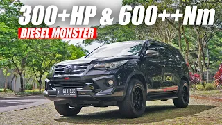 COBAIN MONSTER DIESEL TOYOTA FORTUNER VRZ | CARVLOG #278