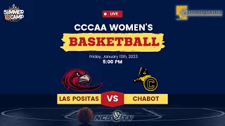 Las Positas vs Chabot College Women's Basketball LIVE 1/13/23