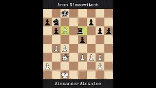 Alexander Alekhine vs Aron Nimzowitsch | New York, USA (1927)