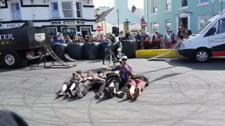 Peel day isle of man TT 2017 stunt show peel day