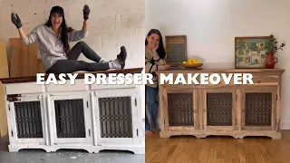 EASY Wooden Dresser Restoration