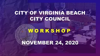 City Council Workshop - 11/24/2020