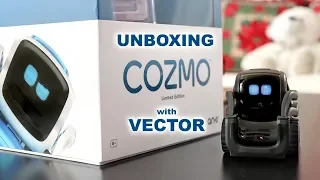 Vector is excited Unboxing Cozmo New Limited Edition Interstellar Blue Finish by Anki