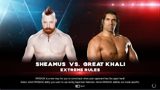 WWE Raw - Sheamus vs The Great Khali