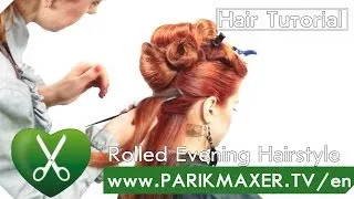 Evening hairstyle with volume parikmaxer tv english version