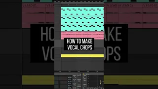 How to Make Vocal Chops v2 #shorts