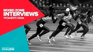 Women's 100m Interviews | World Athletics Championships Doha 2019